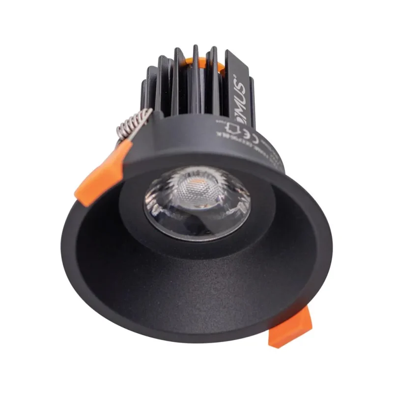 13w 5cct dimmable led recessed downlight kit black white