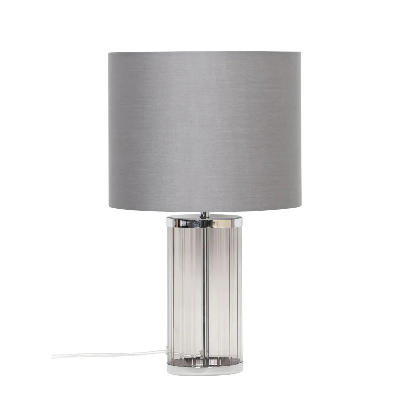 2 pack nizio grey smoke glass table lamps buy 2 get 1 free