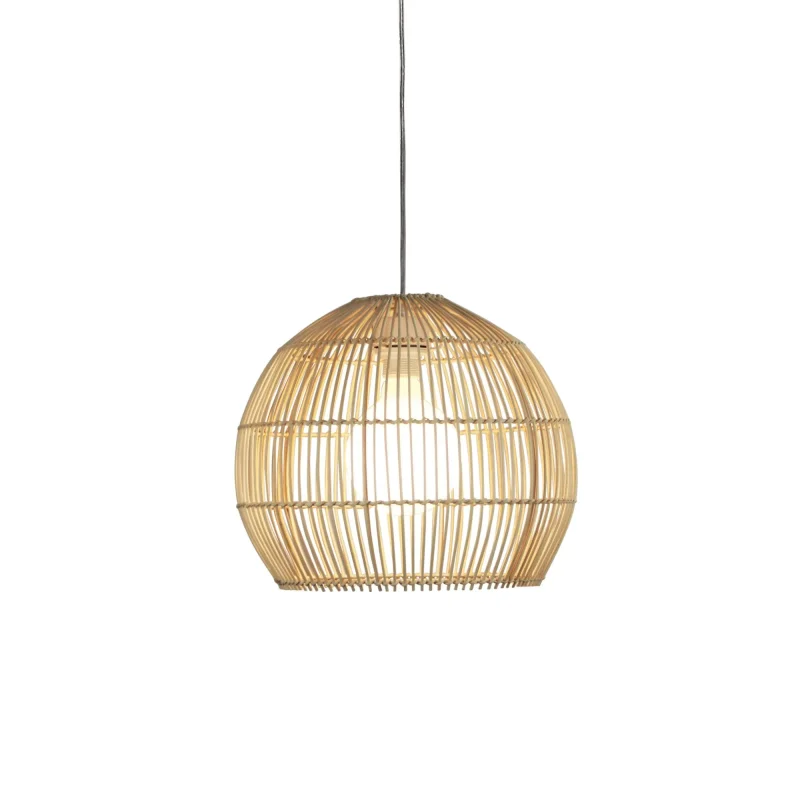 36 natural cane rattan pendant shade batu lighting