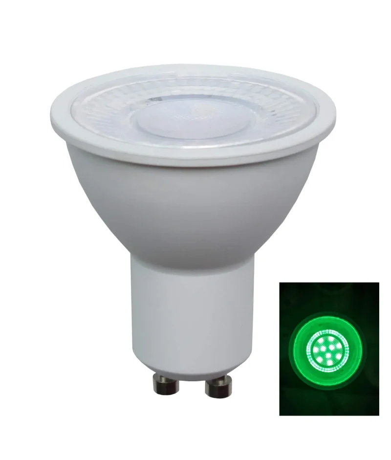 5w green gu10 led bulbs high quality