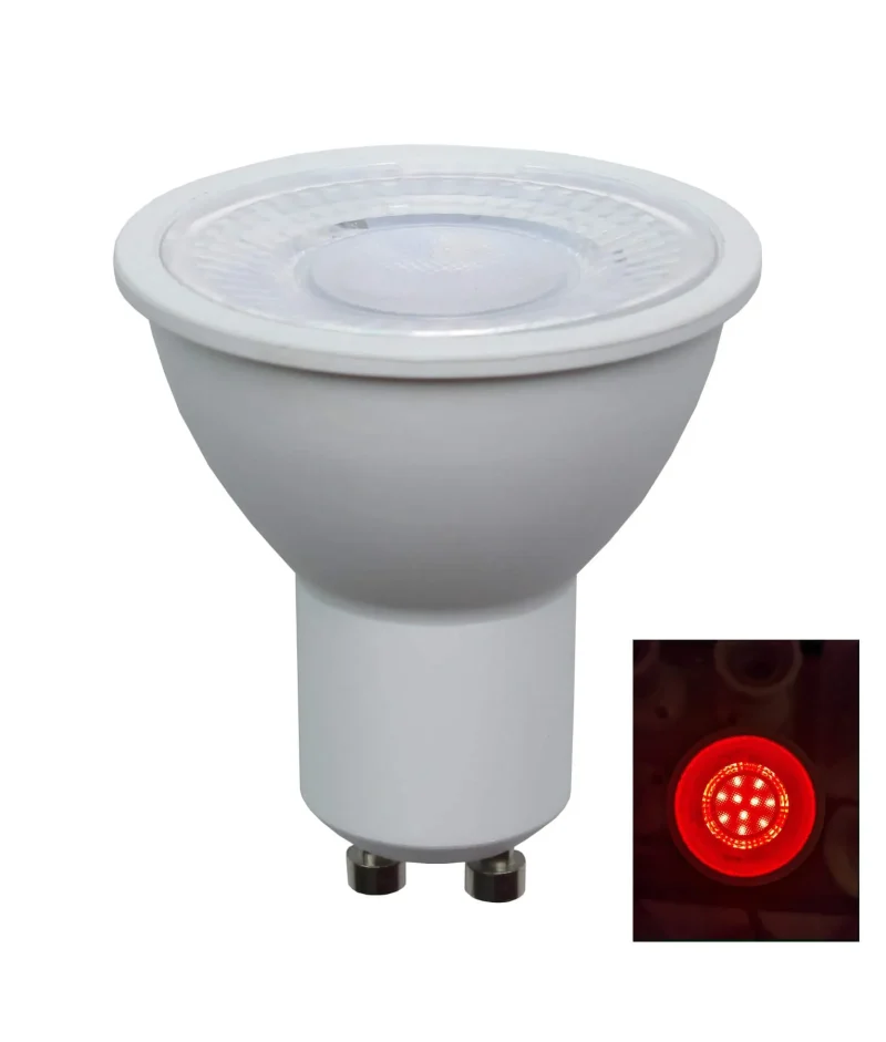 5w gu10 blue red colored led bulbs