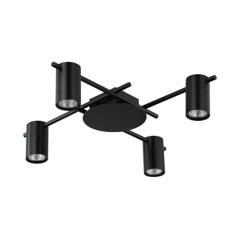 adjustable black ceiling spotlights 3 styles ip20 rated