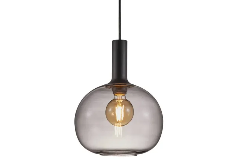 alton 25 pendant smoke or white glass options