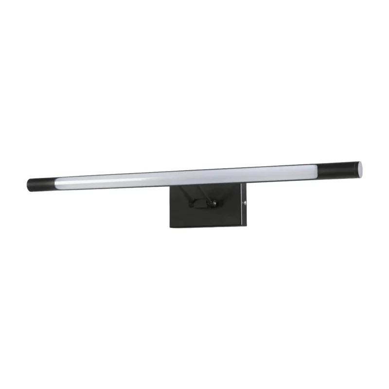 barbara adjustable black 12w cool white led vanity wall light 610mm