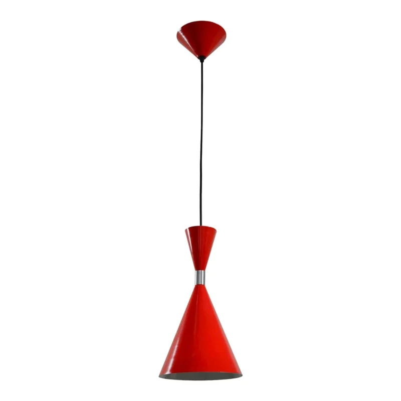 elegant red aluminum pendant light ultra modern design