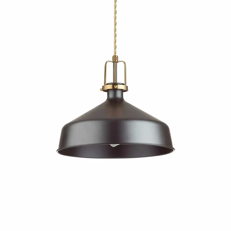 eris 21cm metal pendant light black white