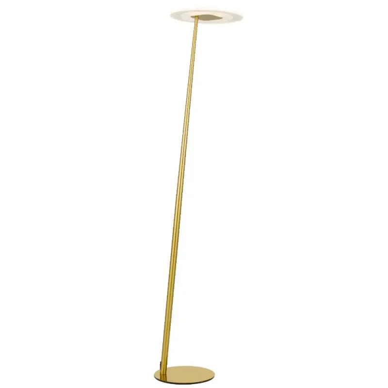 faro modern led floor lamp antique gold black chrome white options