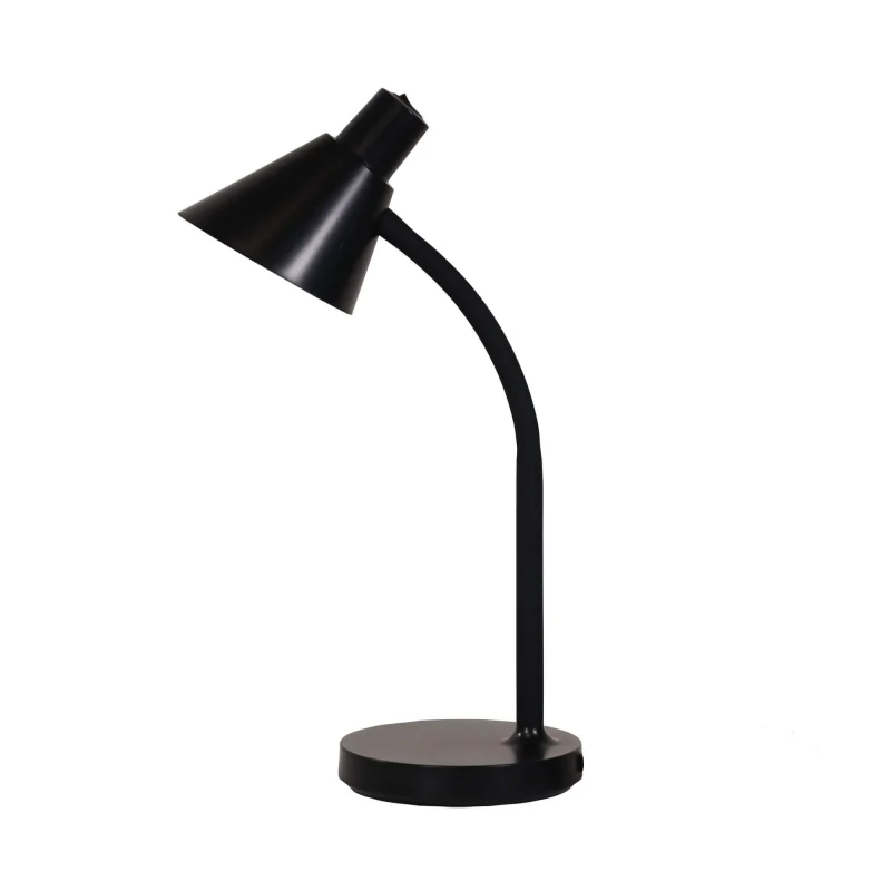 flexible led desk lamp white black