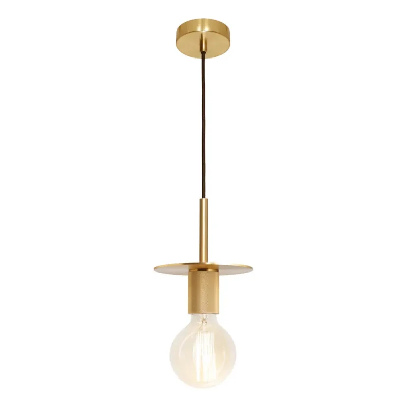 inka 1 light pendant black gold modern ceiling light