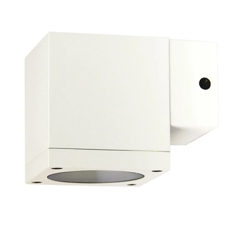 kube white square downlight wall bracket ip65 gu10 easy install