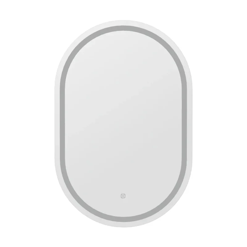 led vanity mirror 50x75cm oval bathroom decor with light