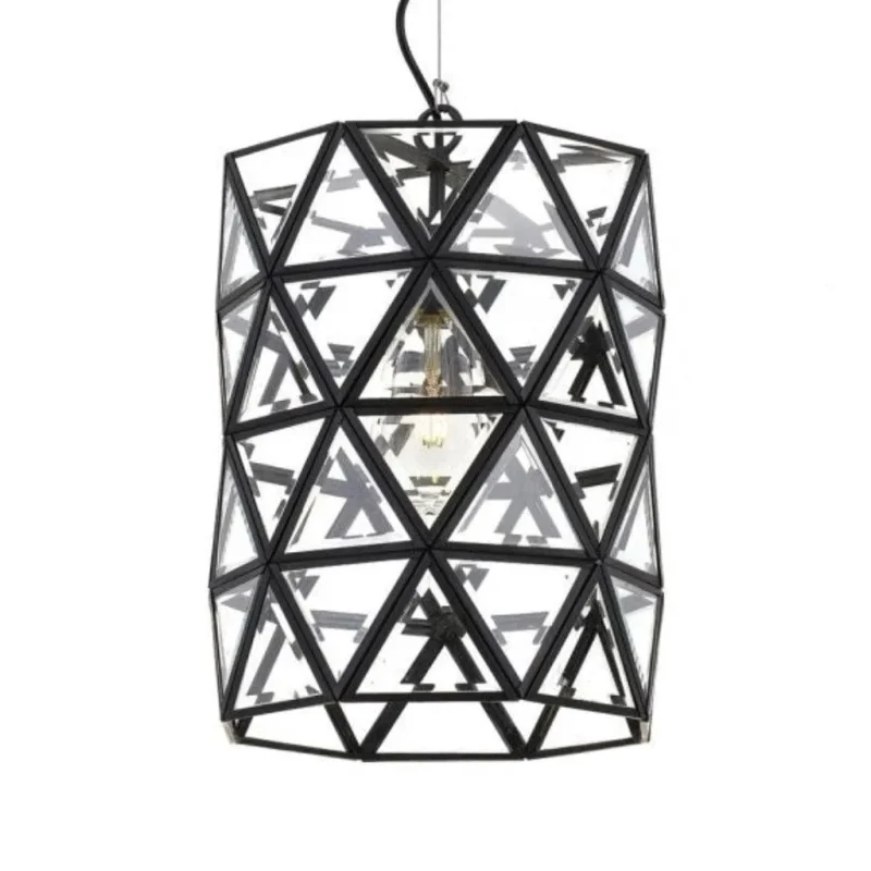 lewis large black cylinder pendant light free returns