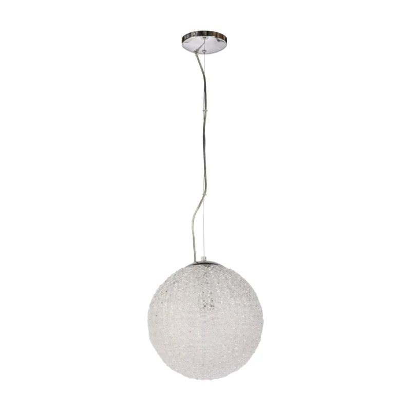 luna 300mm clear acrylic pendant light