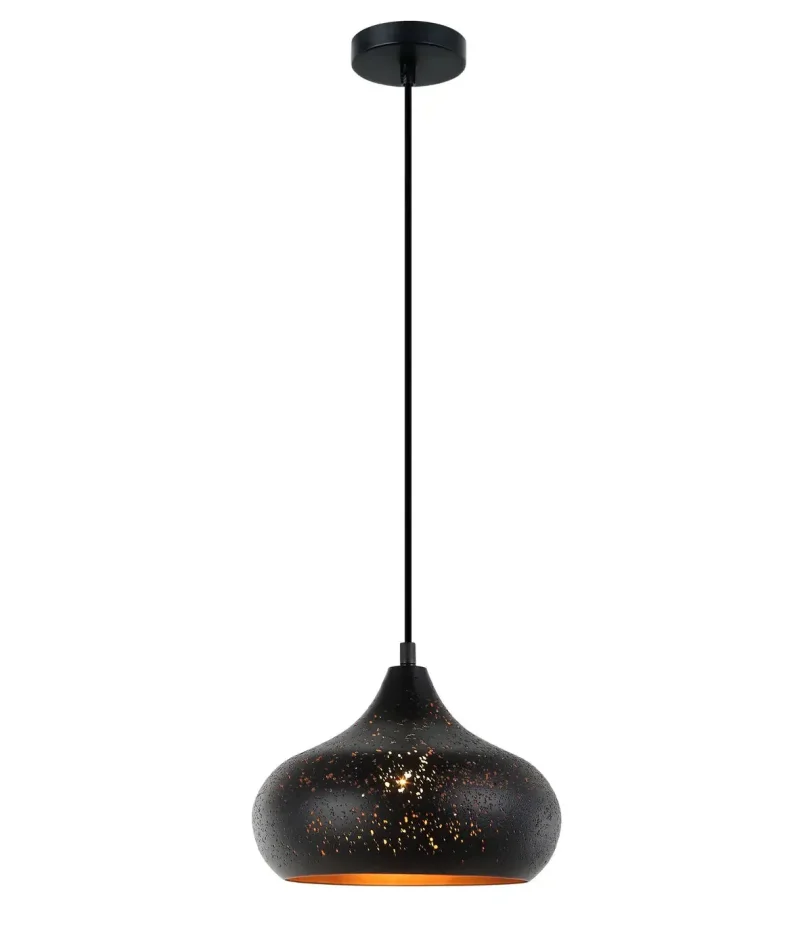 marrakesh champagne glass pendant light black white