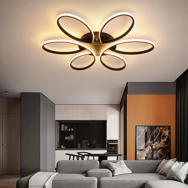 modern 90cm led chandelier light