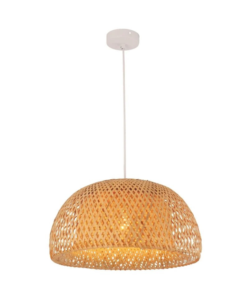 modern bamboo pendant light for indoor use