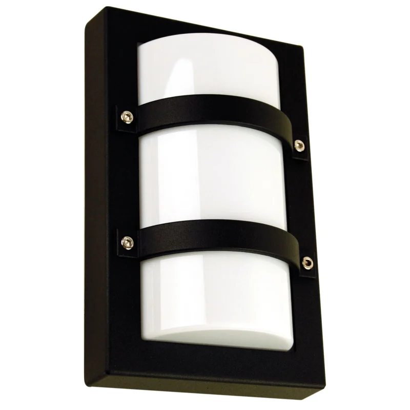 modern black mini rectangular bunker light ip65 uv stabilized