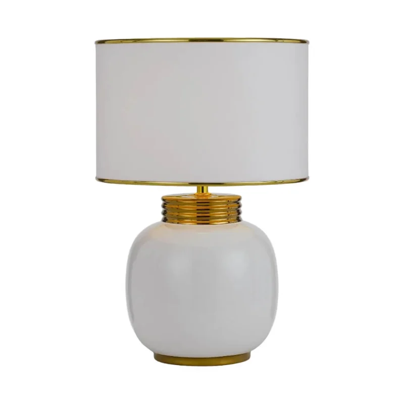 modern ceramic table lamp black white options