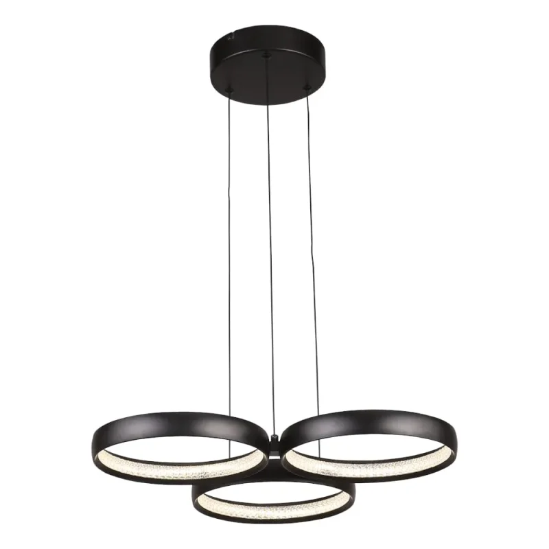 olympus black led pendant light