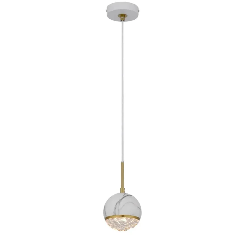 oneta 1 light pendant black white options