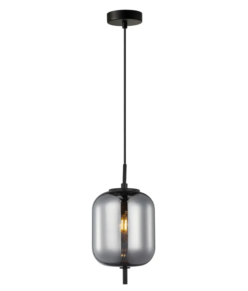 pino pendant lights mirror finish glass opal smokey black options