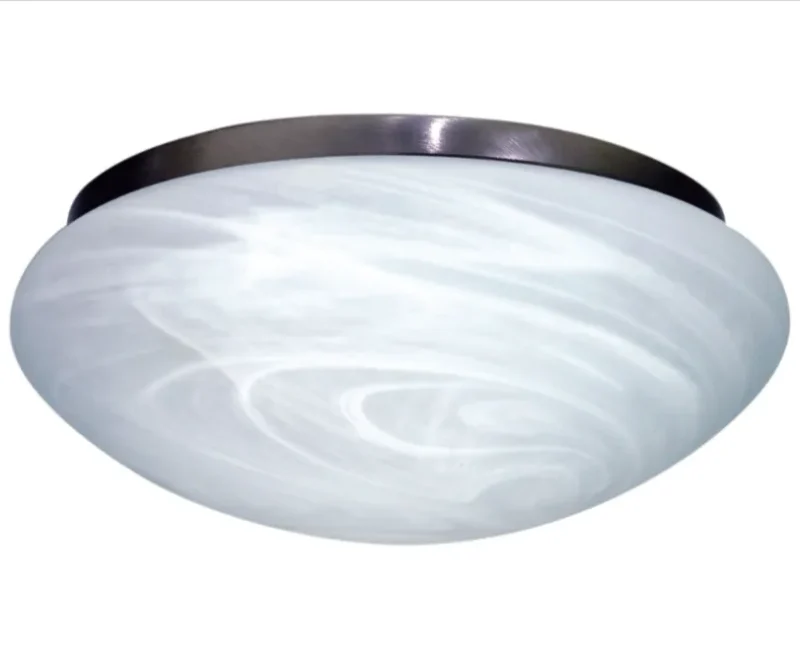 satin chrome alabaster ceiling fan light kit standard clipper fan