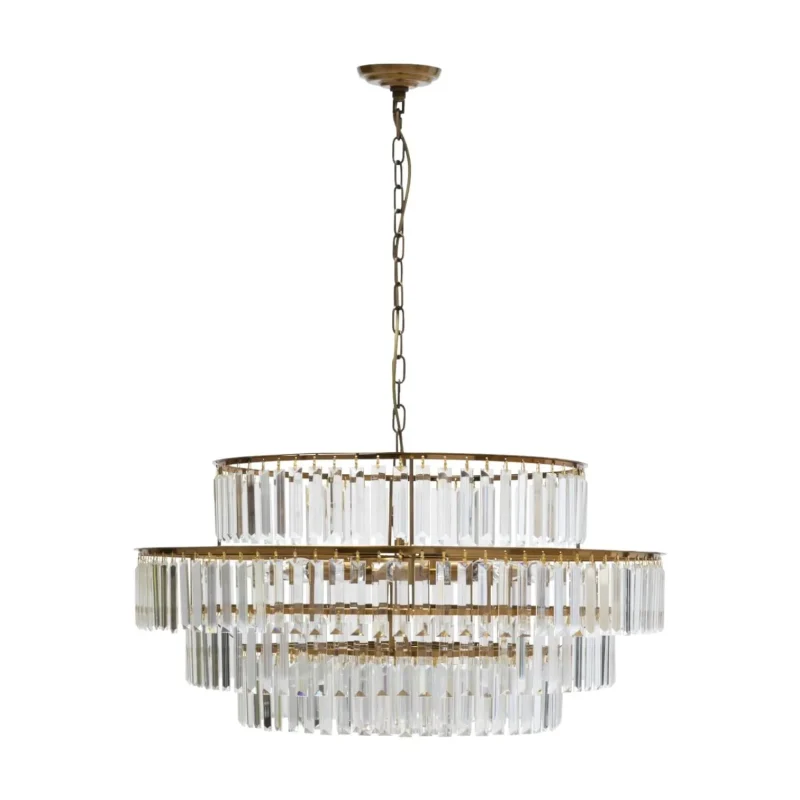 savoia 11 light french gold crystal chandelier