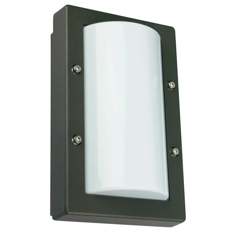 senza modern graphite mini exterior light ip65 uv stabilized dark grey