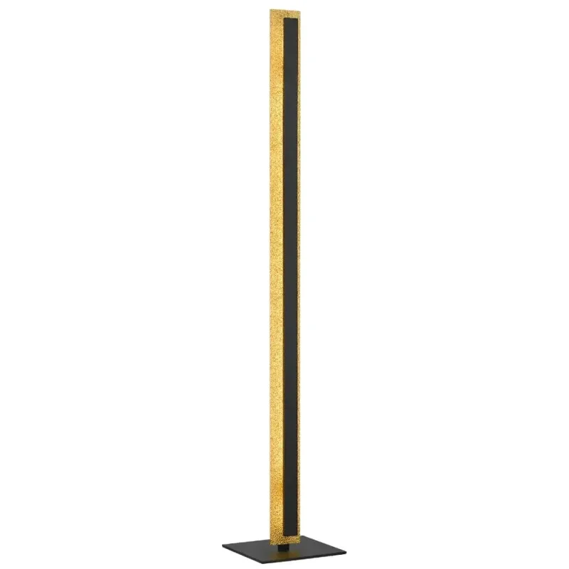 serano ii elegant aluminum led floor lamp gold silver options