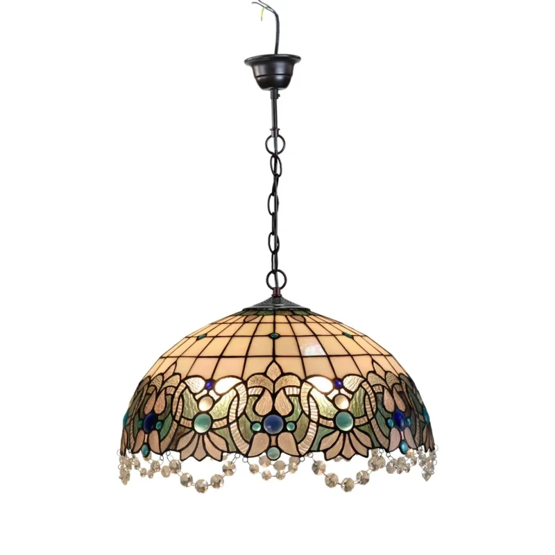 shelby leadlight pendant lamp elegant hanging