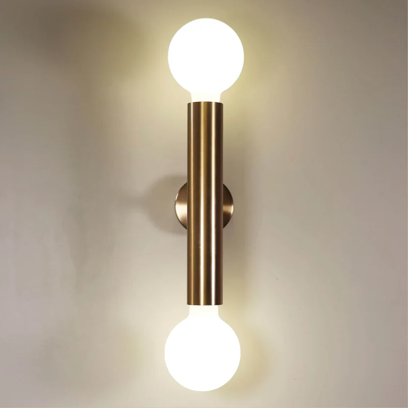 toli indoor wall light black satin brass white options