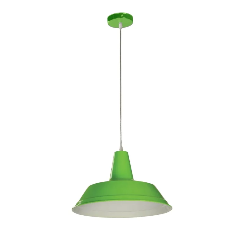 ultra modern green angled dome pendant 355mm